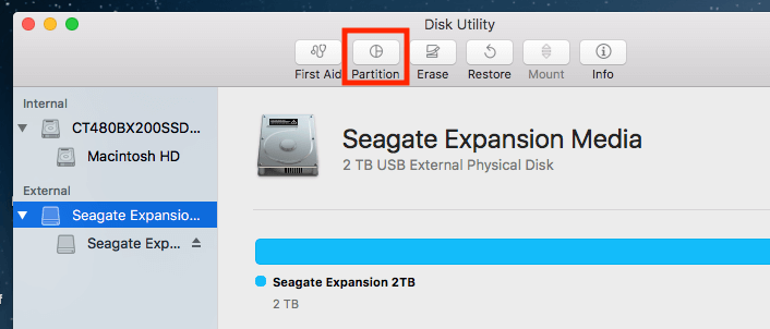 Seagate expansion portable drive software for mac