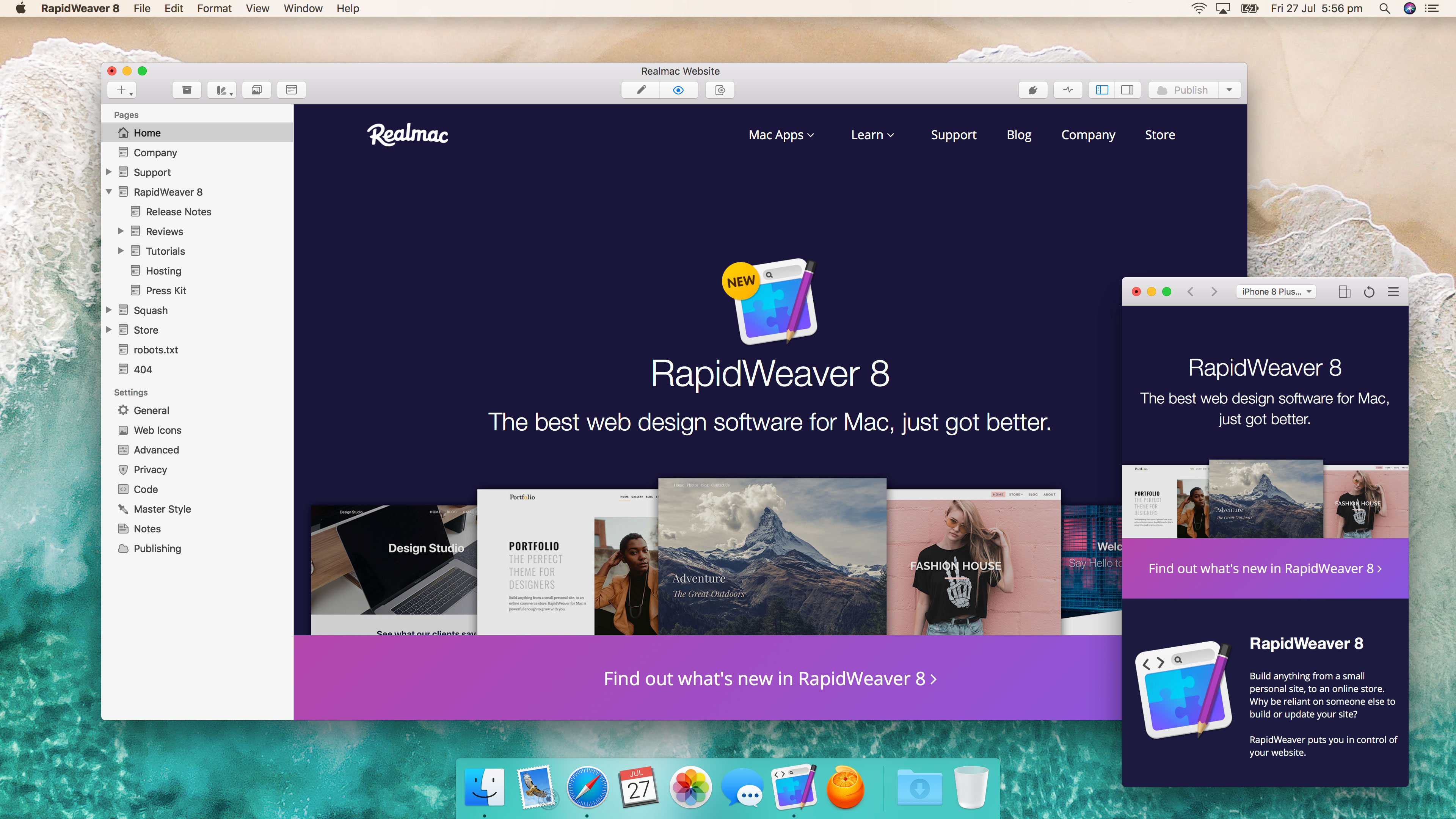 Best visual website design software mac free